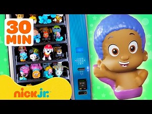 Vending Machine Surprise Games For Kids! w/ Bubble Guppies & MORE | 30 Minutes | Nick Jr.