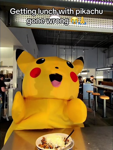 Unexpected Tears: Lunch Gone Wrong with Pikachu