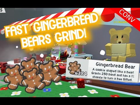 🍪HOW TO FARM GINGERBREAD BEAR EFFICIENTLY IN BEE SWARM SIMULATOR🔥50+ GINGERBREAD BEAR PER DAY!