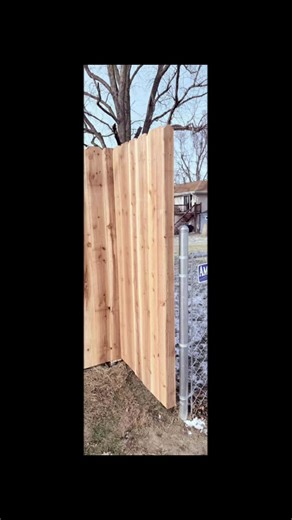 6ft Cedar Privacy Fence Installed Right