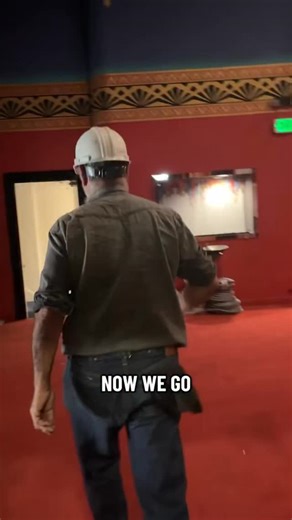 Paul shows us an original door from the 1938 Earl Carroll Theatre which will undergo an exterior restoration by @signmakers_la #artdeco #vintage #hollywood #earlcarrolltheater | Museum of Neon Art