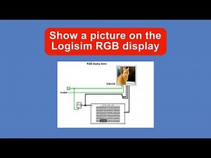 Logisim RGB display demo