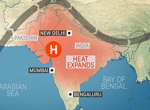 Temperatures to top 110 in New Delhi as searing heat wave bakes India