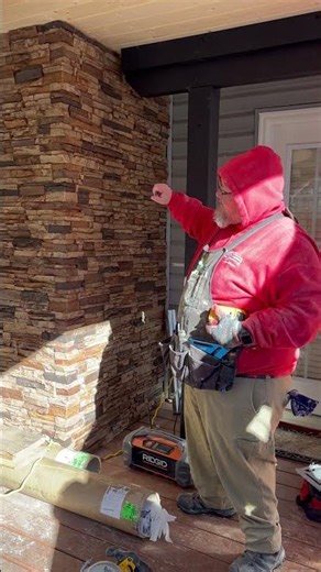 Deck Project Update in Woodbridge, VA | Faux Stone Wall, T&G Ceiling & Lighting