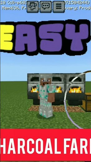 Minecraft charcoal farm | minecraft coal farm