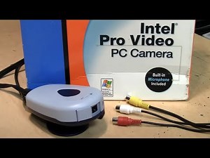 A webcam that captures VHS - 2001 Intel Pro Video PC Camera