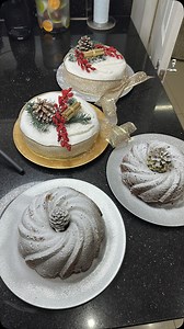 My classic CHRISTMAS CAKE… rich, fruity, spiced and soaked in brandy. This is the cake that tastes like pure Christmas. Moist, fragrant, and topped with marzipan snow-white fondant. Let’s get started! 🎄✨🍰 INGREDIENTS👇🏼 Fruit Mix (soaked overnight): • 1kg dried mixed fruit • Chopped dates • Lemon zest • Orange zest • 1 cup chopped almonds • 1 cup chopped walnuts • 8 tbsp brandy Cake Batter: • 250g softened butter • 1 cup brown sugar • 1 cup vegetable oil • 1 cup orange juice • 8 eggs • 1 tbsp