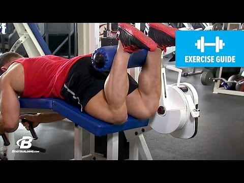 Lying Hamstring Curls with Hunter Labrada | Exercise Guide
