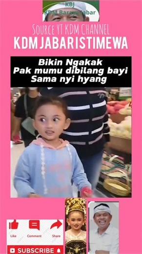 🥰❤KDM di bikin ketawa sama Nyi Hyang, bikin gemes bicaranya: bilang H. Mumu Bayi..bayi😁#kdm