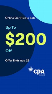 1.2K views | Advance your career with our On Demand Certificates designed for CPAs. | CPA Ontario | Facebook