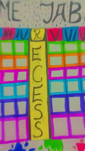 #How to make a time table from white chart paper #diy#shorts#video