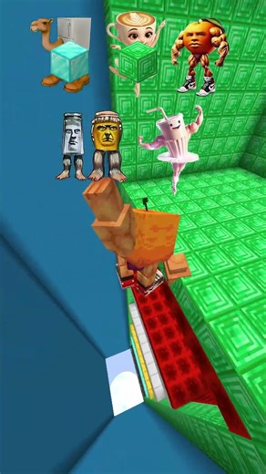 Minecraft Ore Dropper Challenge! ⛏️😱 Brainrots Try to Survive #roblox #minecraft #shortsviral#games