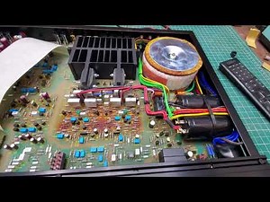 Audiolab 8000A being serviced