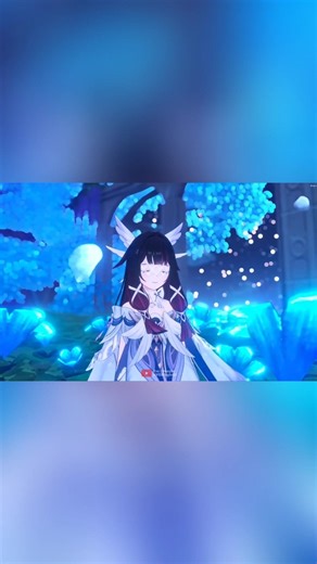 Columbina shines in the flower garden 😍 #genshin #genshinimpact