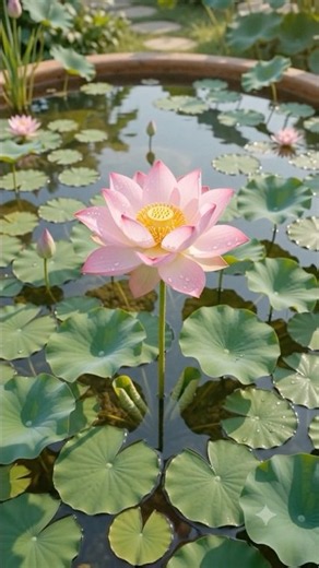 Amazing Lotus Time-Lapse 🌸 From Tiny Seed to Stunning Bloom in Just 16 Seconds! #shorts #lotus