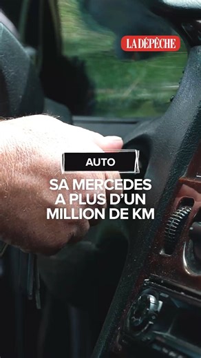 Sa voiture a plus d'un million de kilomètres ! 🚗 Depuis 25 ans, Jean-Philippe, originaire du Lot-et-Garonne, sillonneles routes de France à bord d’une Mercedes E300 D dont "il ne se séparerait pour rien au monde". Ce passionné d'automobile espère pouvoir atteindre les 2 millions de kilomètres et présenter son véhicule dans les usines du constructeur allemand. | La Dépêche du Midi