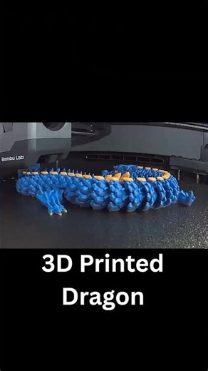 That Articulation Though 🔥 3D Printed Dragon #3dprinting #shorts #viral #satisfying