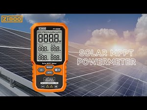 ZIBOO FT-1000W Solar MPPT Meter Photovoltaic Multimeter , PV Module Maximum Power Tester