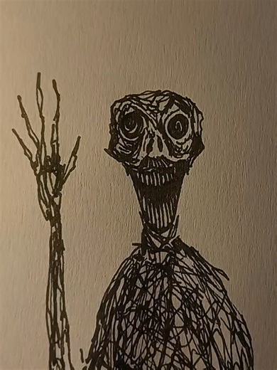 Drawing a Horror Character | Dark Art Tutorial