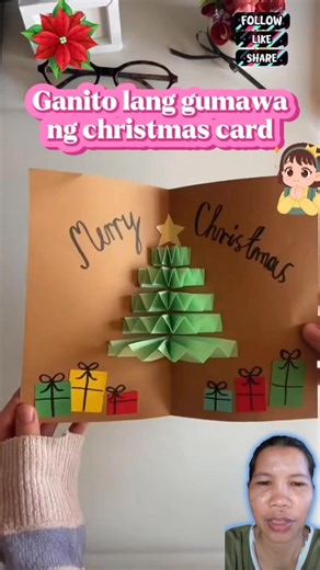 404K views · 2.1K reactions | Diy christmas card #tips #ideas #tutorial #craft #papercraft #ctto #trend #trendingreel | Bisayang Luzon | Facebook