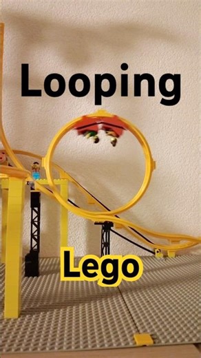 Looping Lego #rollercoaster #lego #looping #legos