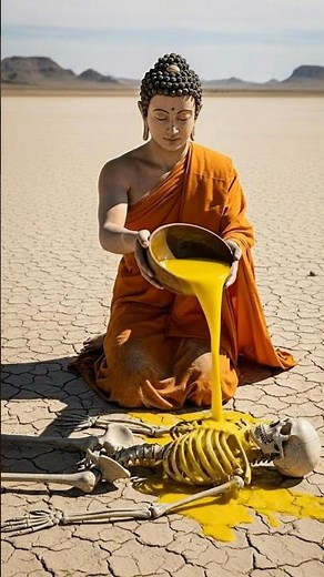 The miracle of Buddha: sowing seeds of life in barren land. #Buddhism #Buddha #Spirituality #불교 #명상