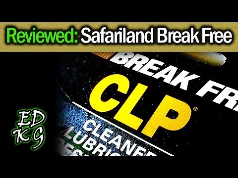 Review of Safariland Break Free CLP knife lube and protector
