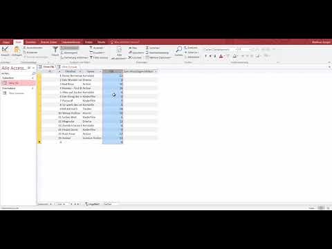 Filtern und Sortieren in einer Datenbank - Microsoft Access