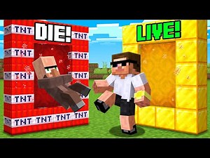 CHOOSE A RIGHT PORTAL BATTLE in Minecraft..