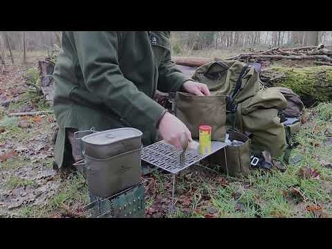 Boundless Voyage Titanium Canteen Cup Mess - New Meths Stove - Cooking - Titanium Table Grill