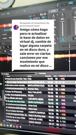 Respuesta a @geovannynarvaez1 actualizar la base de datos virtual dj