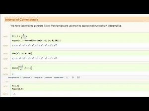 Interval of Convergence
