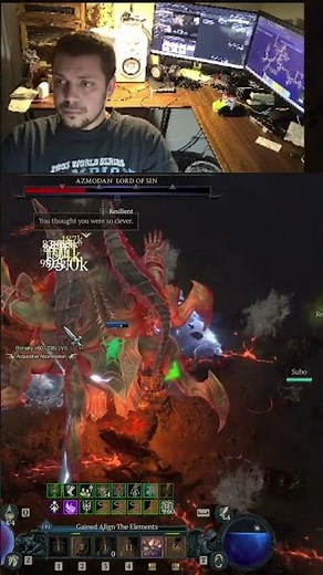 Epic Azmodan Boss Fight: Subo's Intense Battle & Loot! #shorts