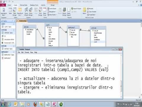 Exemple Interogări - SQL - Microsoft Access