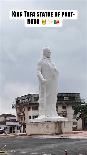 King Tofa statue of port-novo ✨🙌🇧🇯 #fyp #viral #tiktok #benintiktok #muazzin