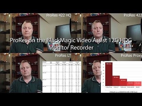 BlackMagic Video Assist 12G HDR ProRes Recording Options