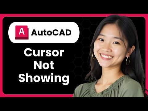 AutoCAD Cursor Not Showing | Cursor Not Visible In AutoCAD