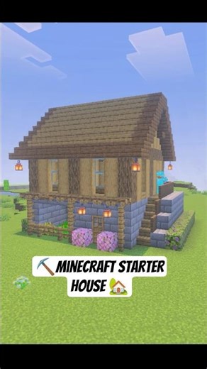 🏡 Easy Minecraft Starter House Tutorial ⚒️ | Beginner Survival Build Guide 🎮