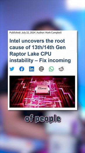 39K views · 576 reactions | Intel Finds The CPU Issue | UFD Tech | Facebook