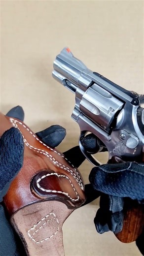 Azula Gun Holsters Leather 1 Slot OWB Belt Holster for Smith & Wesson 686 .357 Magnum Revolver