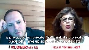 Shoshana Zuboff is a Harvard professor, philosopher, and author of The Age of Surveillance Capitalism. She's also featured in the recent doc The Social Dilemma. In this Uncommons episode, we discuss the mass collection of personal information and data in our digital world, its consequences for individual autonomy and democracy, and what we can and should do about it. Listen here: https://uncommons.ca/2020/09/29/episode-43-age-of-surveillance-capitalism-with-shoshana-zuboff/ | Nathaniel Erskine-S