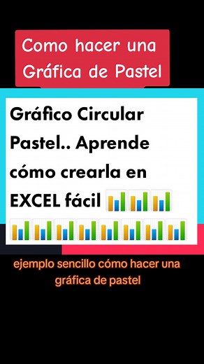 Aprende cómo hacer una Gráfica circular super fácil en EXCEL. #graficocircular #graficosenexcel #excel #exceltips #exceltutorial #excelutoriales #excelbasico #excelintermedio #excelavanzado