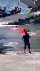 20K views · 82 reactions | Crane capsize at Port ⚓⚓ Sail Marine #offshore #sailing #sailboat #merchantnavy #marineworld #voyage #ocean #navigation ⚓ | Sail Marine | Facebook