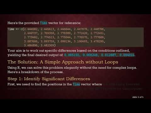 How to Create a Function or Loop for Observational Calculations in R