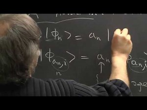 Advanced quantum mechanics Lecture 12 of 30