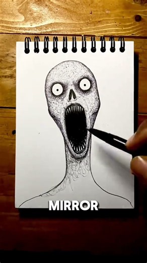 Whatever You Do... Don't Smile at This Drawing #scarystory #drawing #horror