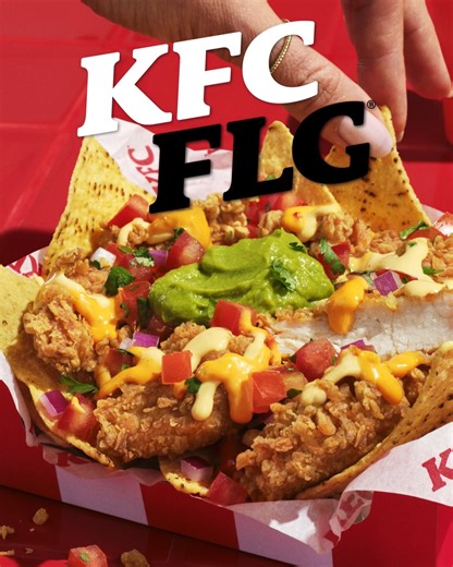 Get your hands in on Zinger® Nachos. Corn chips, packed with a spicy Zinger® fillet, fresh tomato salsa, guacamole and nachos cheese sauce, topped with a Supercharged kick. Load up on FLG®. Not everywhere and not forever. | KFC