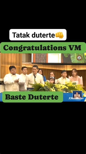 Congratulations VM BASTE💚👊 | Inday Sara Parallel Movement