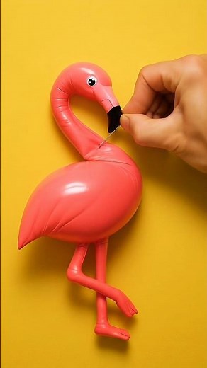 Popping a Pink Flamingo Balloon! BOOM! #poppballons