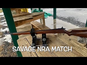 Savage NRA match rifle model 19. 22lr bolt action